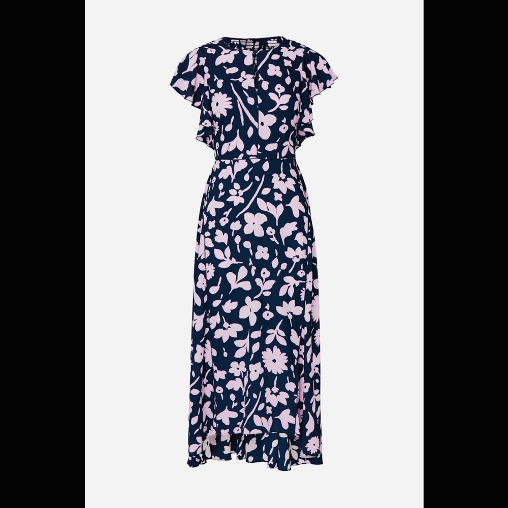 Kate Spade Splash Flutter Sleeve Dress
